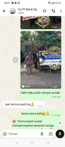 Testimonial Papan Bunga cimanuk