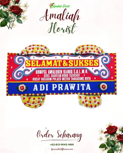 Karangan Bunga Ucapan Selamat cimanuk