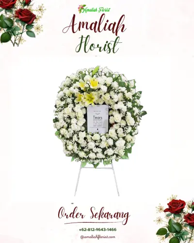 Krans Bunga Duka Cita cimanuk